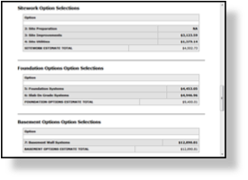 Resi-Cost Lite: Home Cost Estimating Software