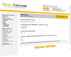 Resi-Cost Full Function: Home Cost Estimator Software